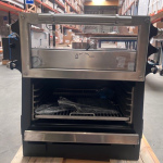 Image Houtskooloven-BBQ, GN 1/1 (60 Kg/h)/ - Hefbare deur/Roestvrij staal 1