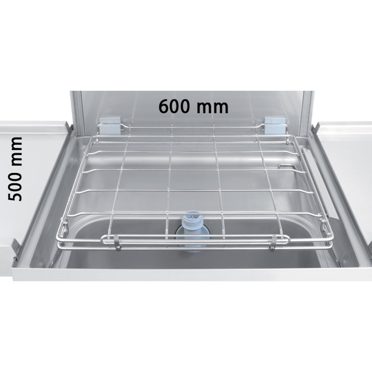 Image Vaat- & pottenwasser met kap, mand 600x500 mm + waterverzachter in continu + damp condensor-recuperator 1