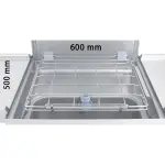 Image Vaat- & pottenwasser met kap, mand 600x500 mm + waterverzachter in continu + damp condensor-recuperator 1