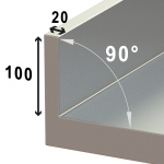 Image RVS Spoeltafel ECO met 1 kuip en rechts druipvlak, zonder onderblad 1