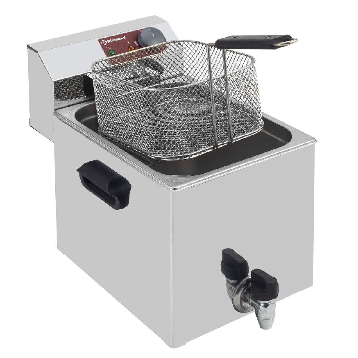Image Elektrische friteuse tafelmodel 8 liter + aftapkraan 1