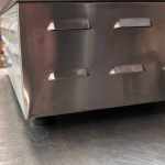 Image Elektrische bakplaat, dubbel, roestvrij staal oppervlak 1