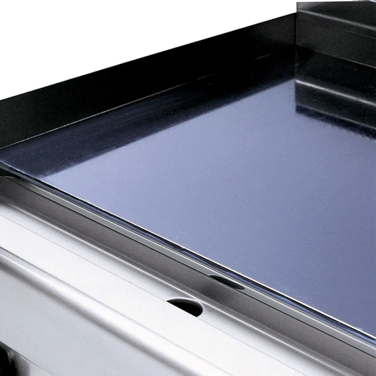 Image Bakplaat 2/3 glad en 1/3 gegroefd -Top- hard verchroomde "50 µm" 1