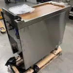 Image Bakplaat op gas met geribde plaat, module 1/2, op open kast 1