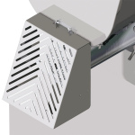 Image Hakmolen in R.V.S. N° 32, Ø 4.5 mm, 700 kg/h, op wielen 1