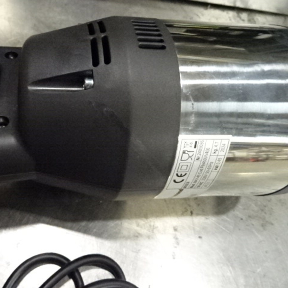 Image Inbrengmixer 100 liters, buis 400 mm + snelheidsregelaar 1