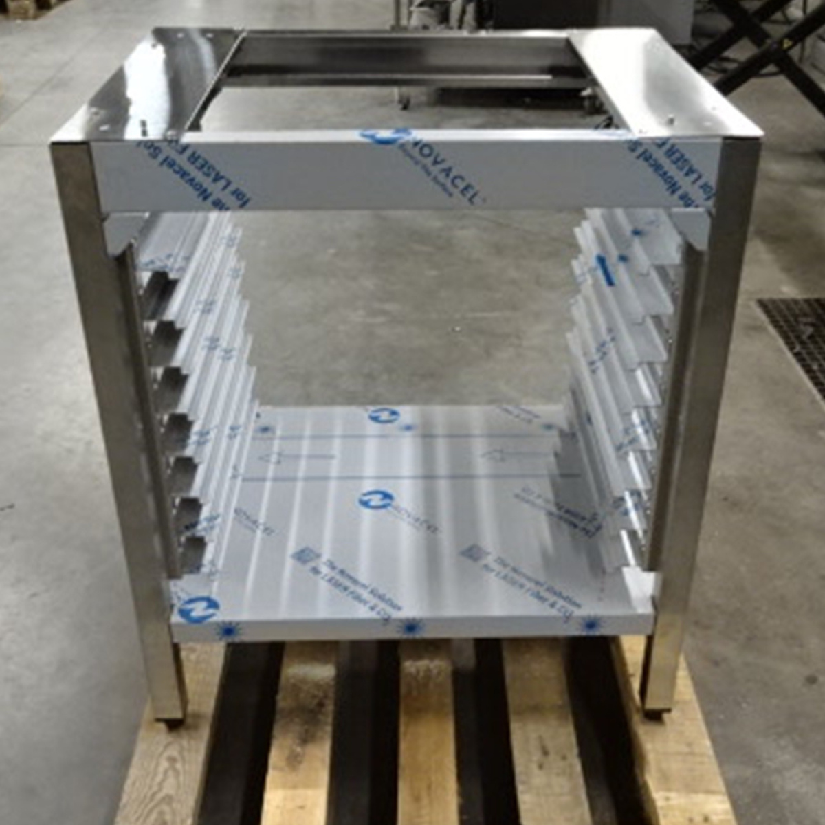 Image Structuur voor platen, 8 niveaus, voor onderstel+Onderstel oven, met bodemtablet 1