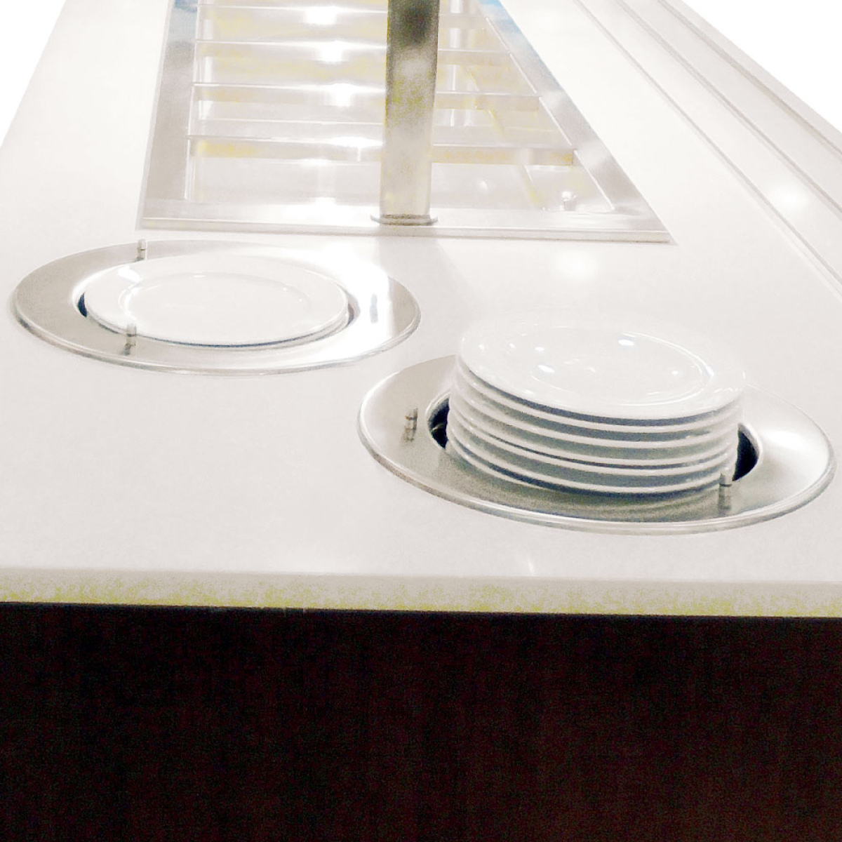 Image Deksel in polycarbonaat voor bordenlowerator Ø 340 mm 1