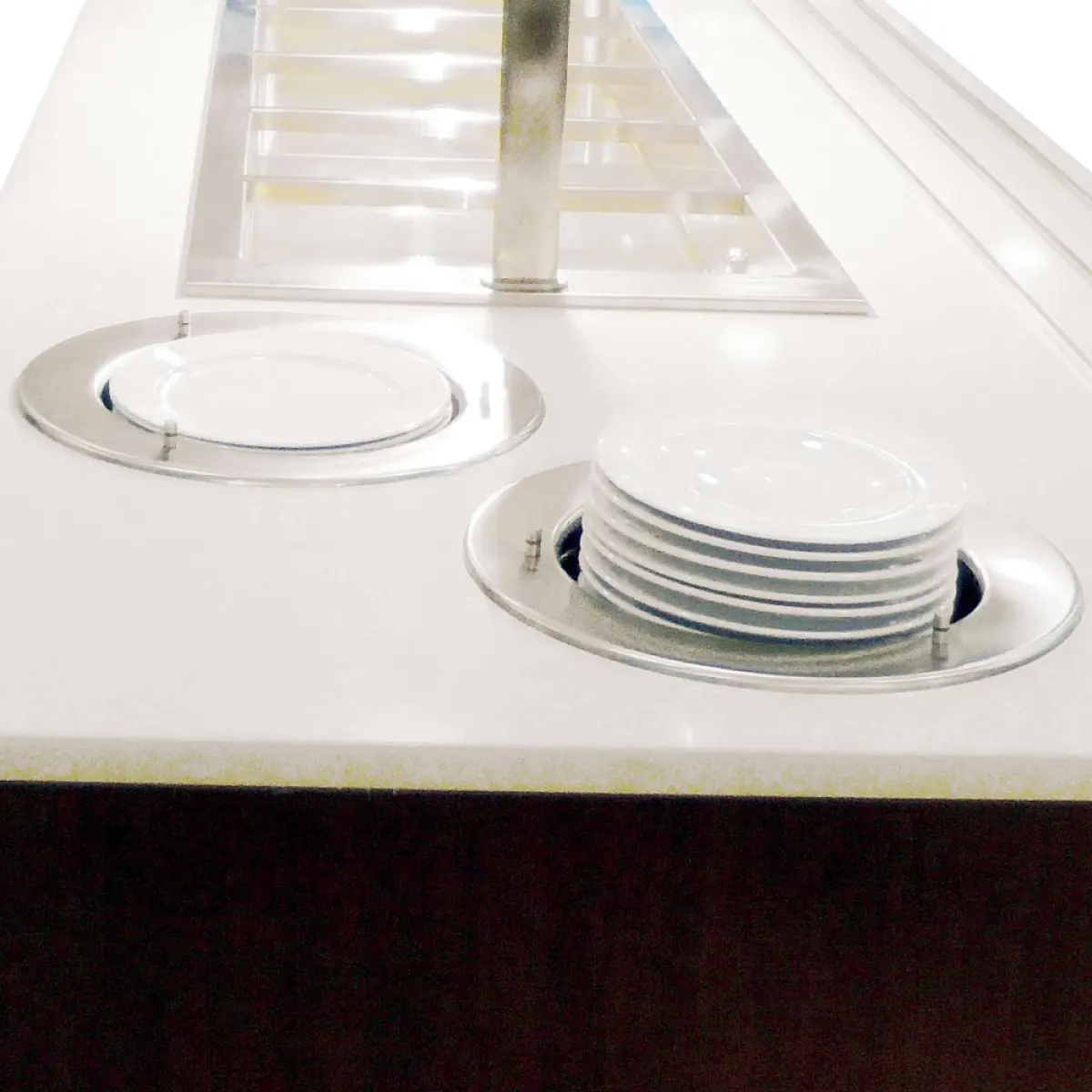 Image Deksel in polycarbonaat voor bordenlowerator Ø 340 mm 1