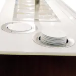 Image Deksel in polycarbonaat voor bordenlowerator Ø 340 mm 1