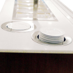 Image Deksel in polycarbonaat voor bordenlowerator Ø 280 mm 1
