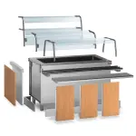 Image Frontale ruit met hoestscherm, in gehard glas 1