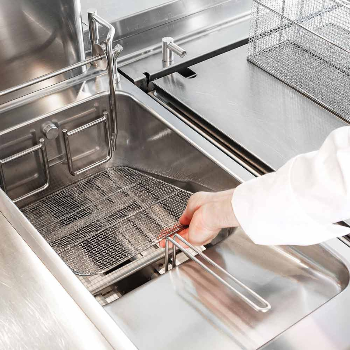 Image Friteuse 23 liter tank S/ARM "Oliefiltering" + lift+auto cook, "DIGIT" 1