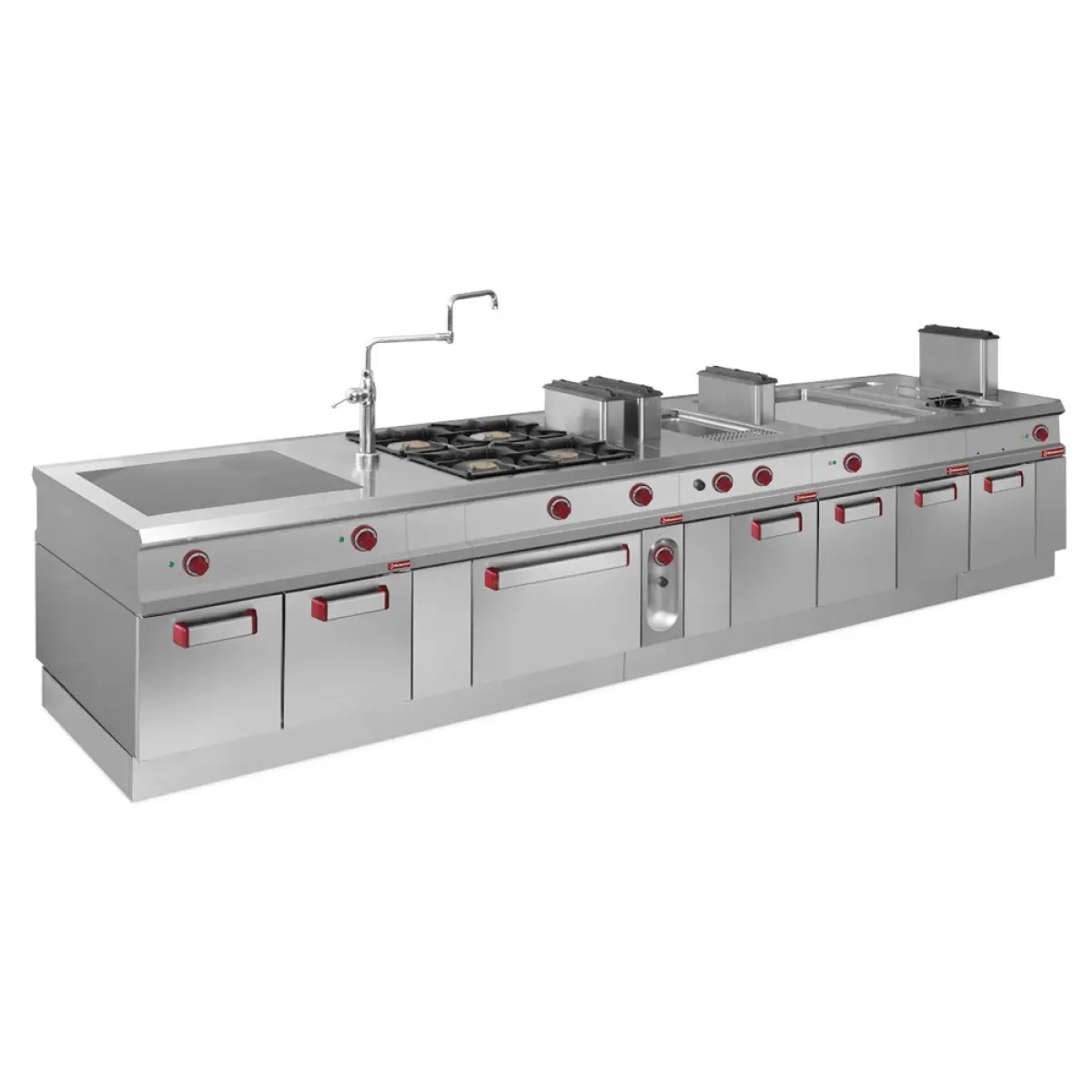 Image Gasfornuis met 2 branders, kast - PASS-THROUGH 1
