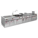 Image Gasfornuis met 2 branders, kast - PASS-THROUGH 1
