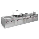 Image Elektrische bain-marie 4x GN 1/3, op kast - PASS-THROUGH 1