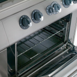 Image Fornuis 4 vuren 5,5 kW, gas oven GN 2/1 2