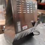 Image Pizzaroller Ø 420 mm, 2 rollen "Linear", in R.V.S. 2