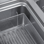 Image Elektrische friteuse met 2 kuipen 18 lit. op gesloten kast 2