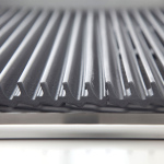 Image Lavasteengrill - 1/2 module - bakrooster in gietijzer "double face" 2