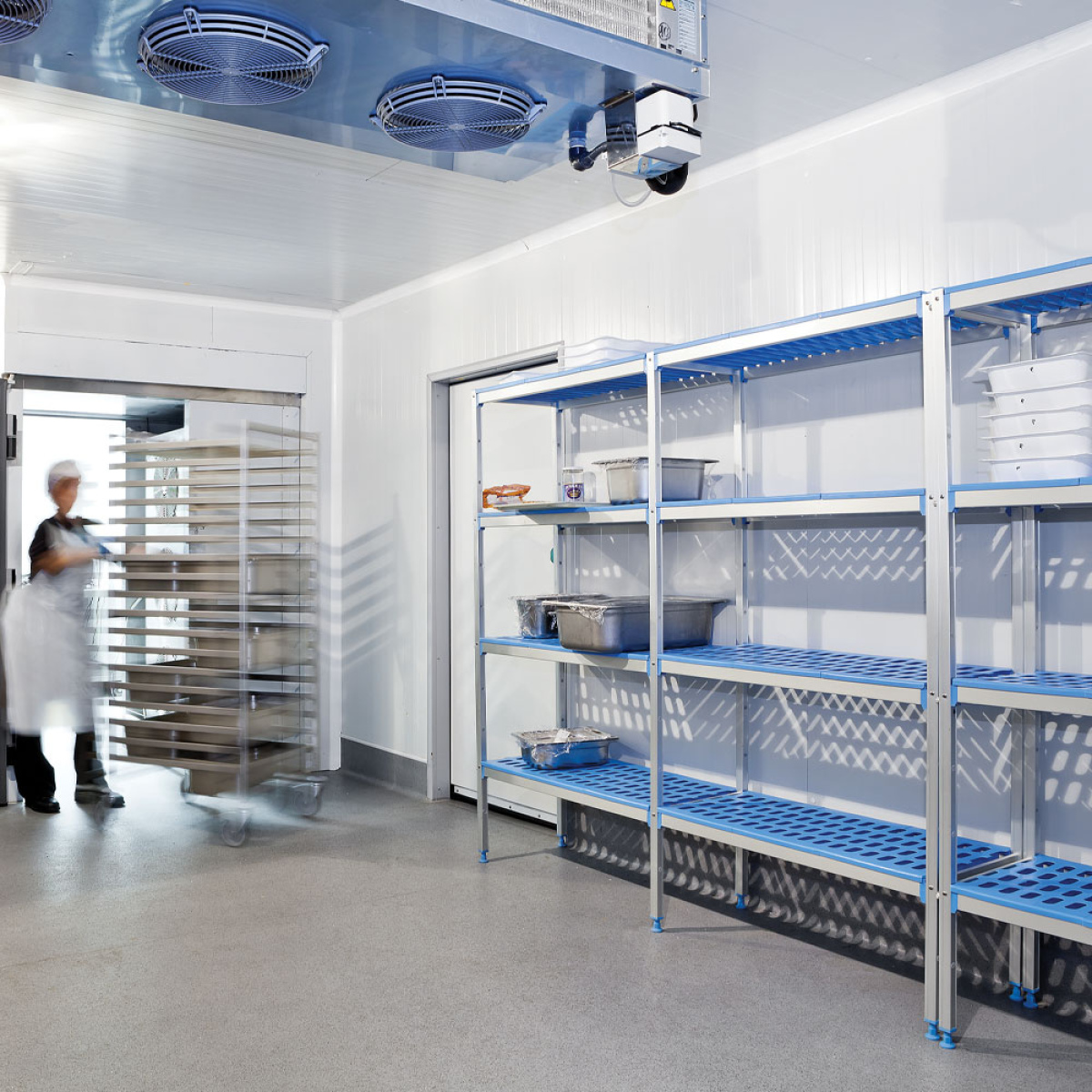 Image Hoekrek in geanodiseerd aluminium 4 niveau's "Modular Rack" 2
