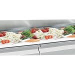 Image Geventileerde koeltafel met 2 deuren GN1/1, 260 Lit. gekoelde bovenstructuur 2