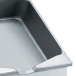 Image Kantelbare gasbraadpan, R.V.S. kuip 80 liter op meubel 2