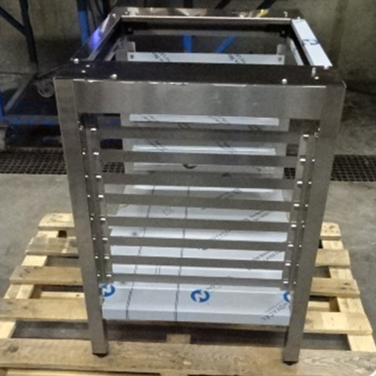 Image Structuur voor platen, 8 niveaus, voor onderstel+Onderstel oven, met bodemtablet 2