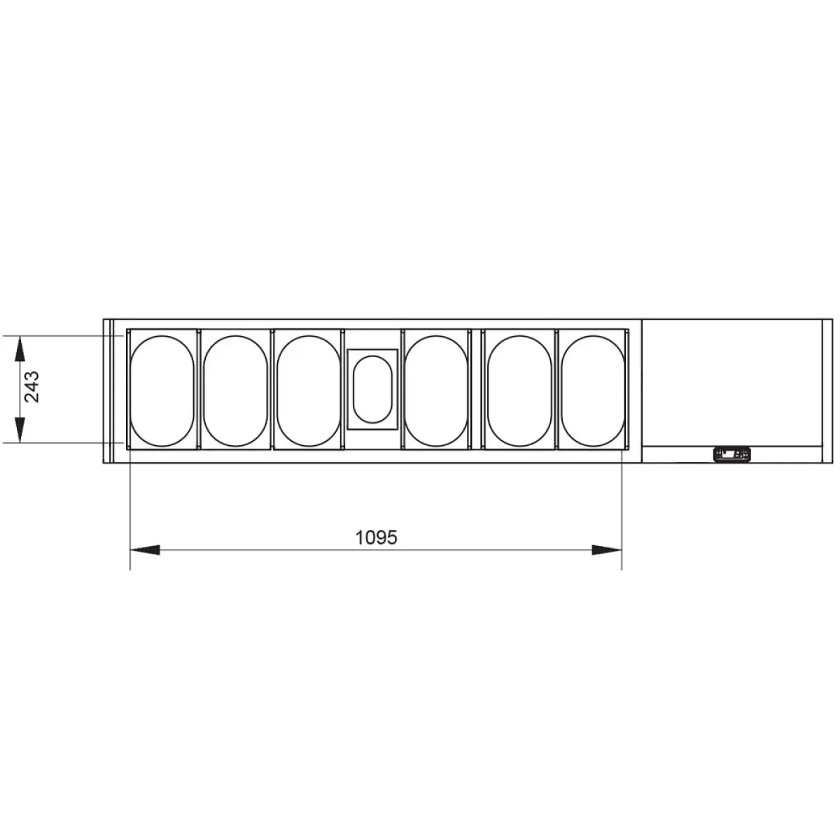 Image Geheel Koelkast tafel & gekoelde structuur : 2