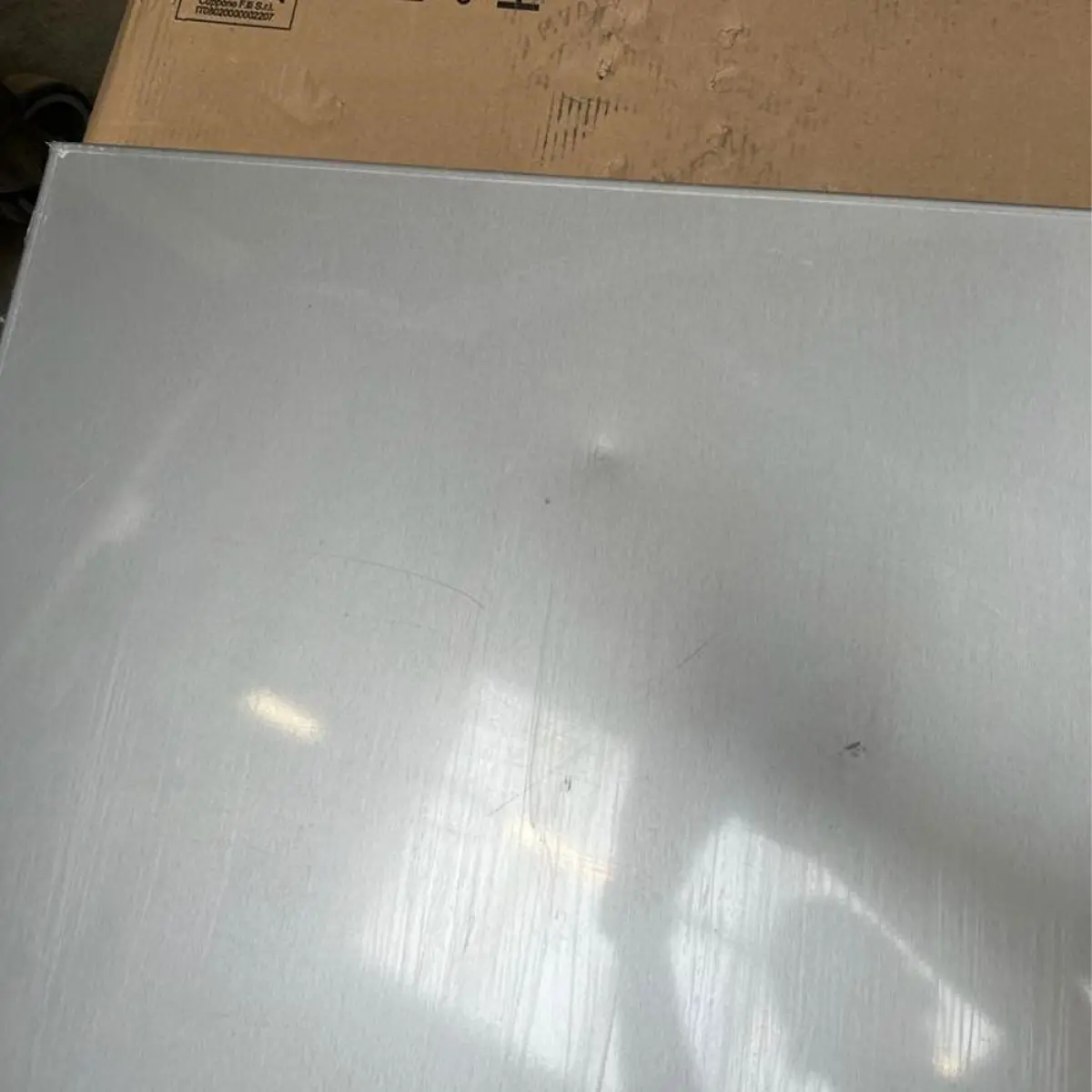 Image Imitatie RVS steun GL6/35-D, wielen, 2 met rem 2