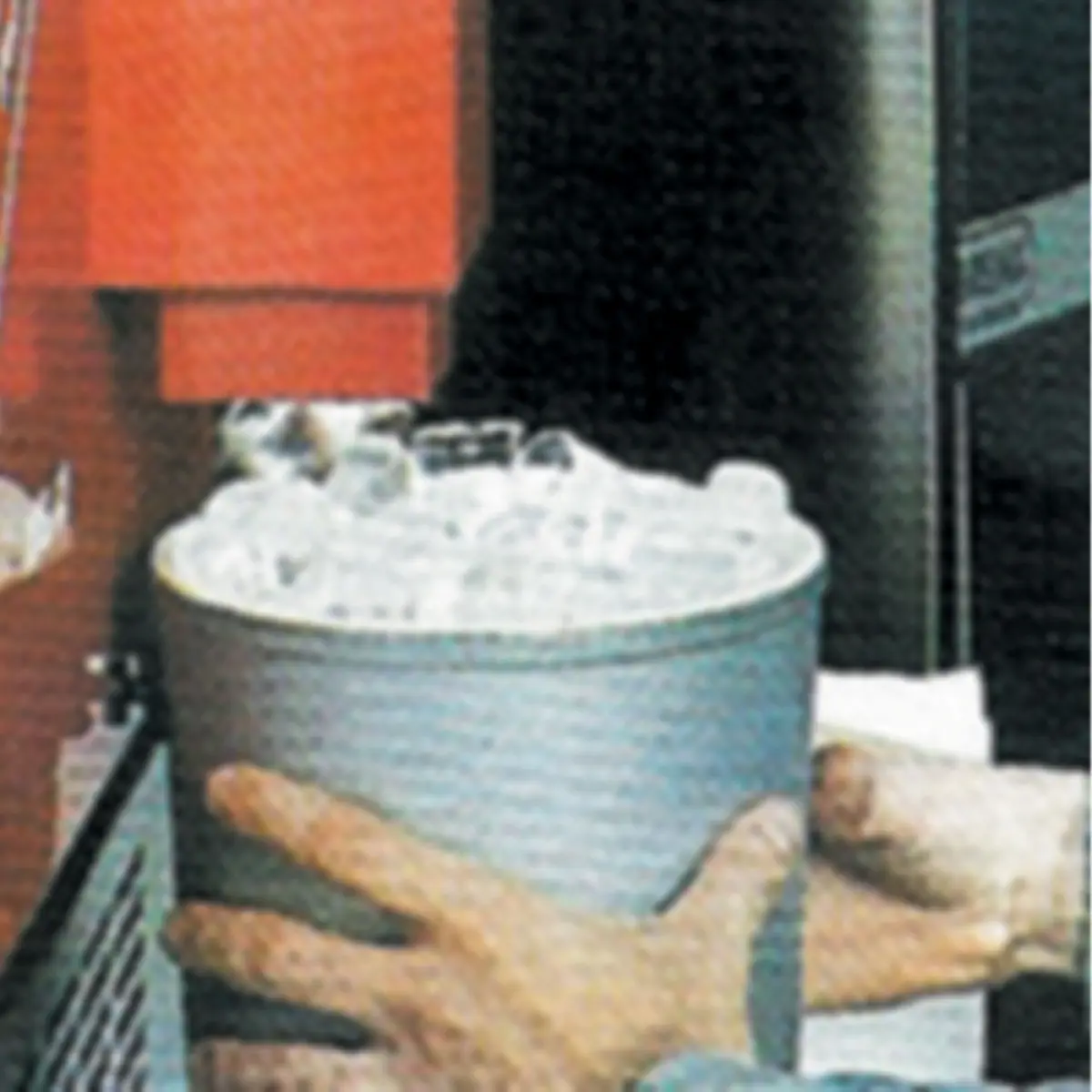 Image Volle ijsblokjesmachine 42 kg, met automaat -LUCHT 2