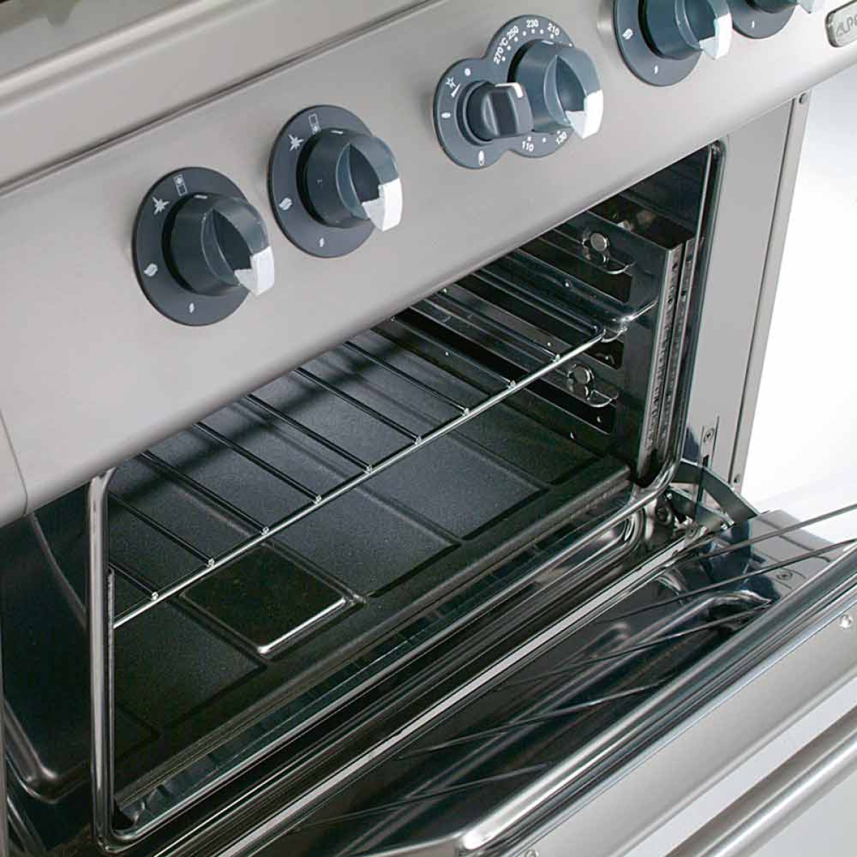Image Fornuis, doorkookplaat, 2 gasbranders, gasoven 3