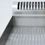 Image Bakplaat gas, 2/3 glad en 1/3 gegroefd -Top- 2