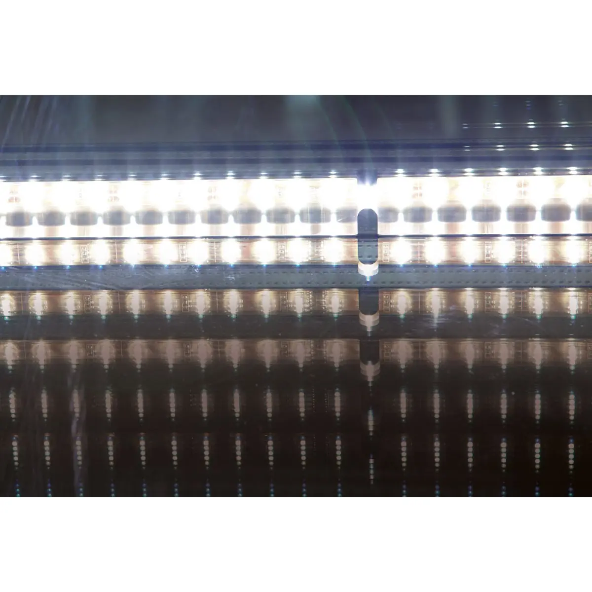 Image Vitrinekast positieve T°, geventileerd, 760L., 2 schuifdeuren, met lichtbak 2