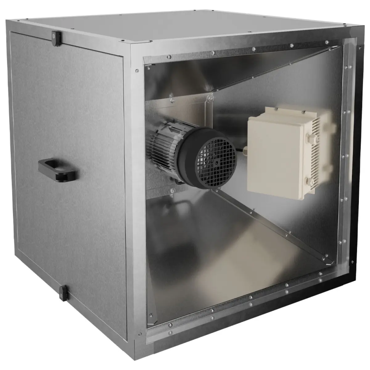 Image Centrifugale ventilator "Buitenstrooms" met geïsoleerde omkasting 2