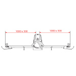 Image Band-uitroller, tafelmodel, 500x1000 mm 3