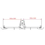 Image Band-uitroller, tafelmodel, 500x700 mm - Variabele snelheid 3