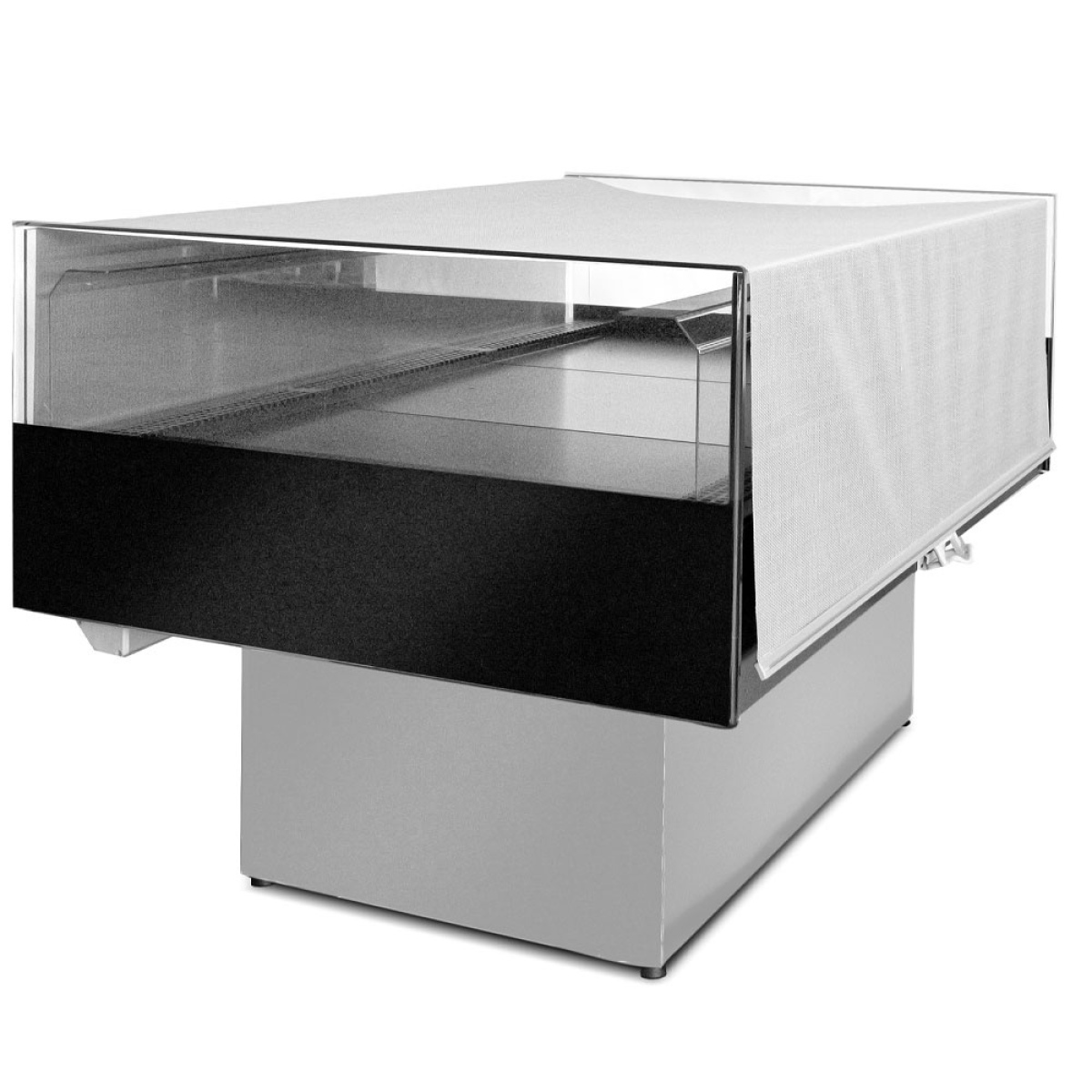 Image Panoramische gekoelde self-service toonbank - GRIJS/ZWART 3