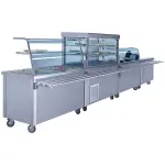 Image Bain-marie element op open kast 3 GN 1/1 3