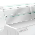 Image Gekoelde vitrinetoonbank, statisch, ladensysteem, zonder reserve - GRIJS/WIT 3
