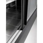 Image Gekoeld wandmeubel, geventileerd met glazen schuifdeuren - ZWART 3