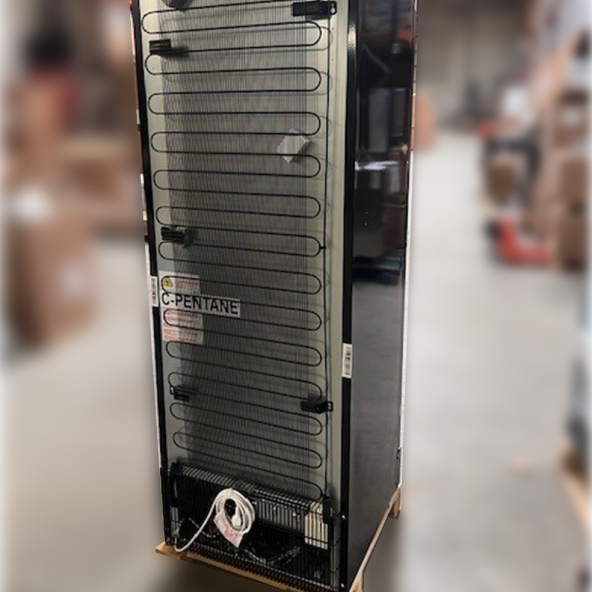 Image Negatieve geventileerde vitrine 382 liter - 5 vaste niveaus - ZWART 3
