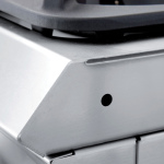 Image Vitrokeramisch fornuis met 4 zones, elektrische oven GN 2/1 met grill 2