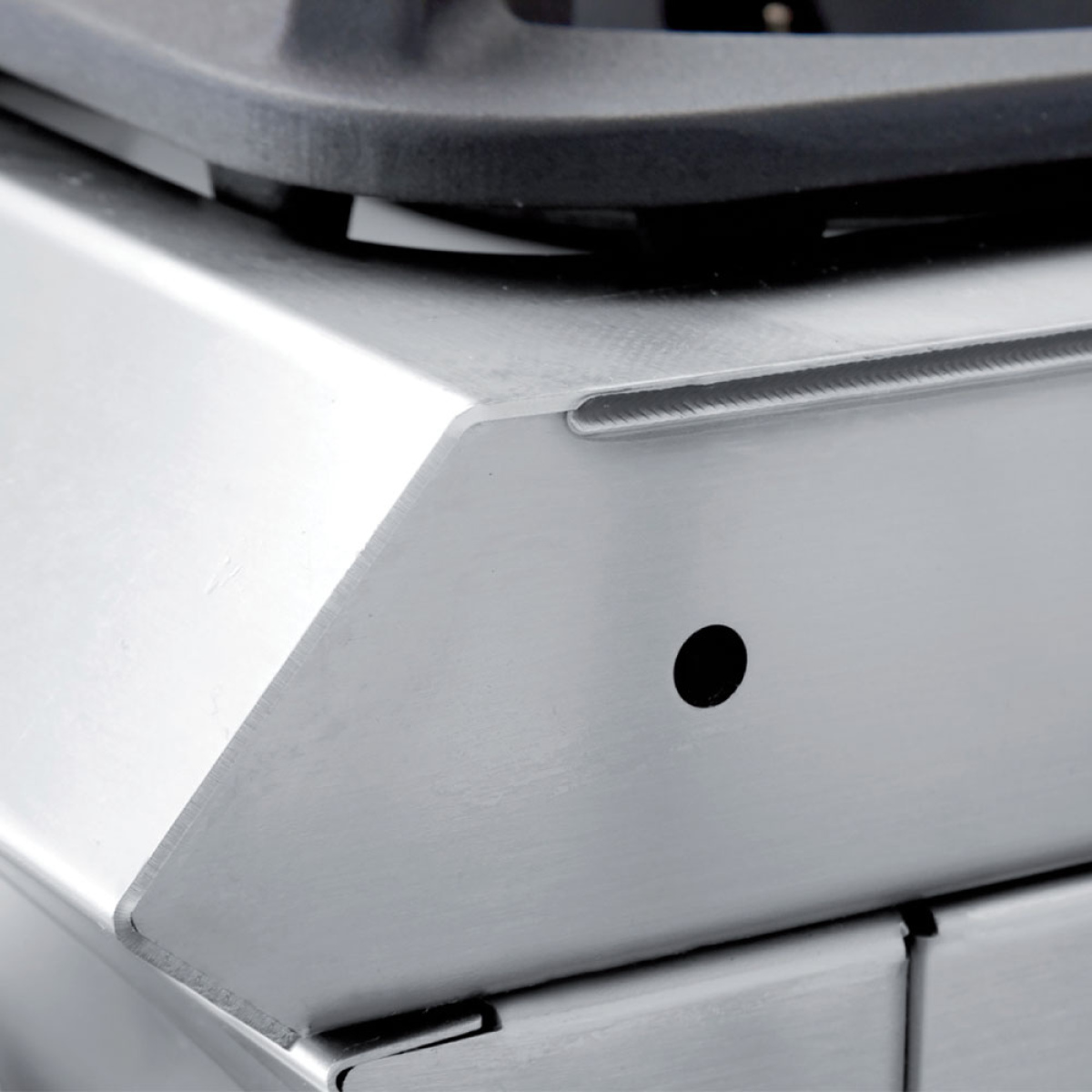 Image Braadplaat op gas, 1/2 ger. 1/2 vlak, hard verchroomde , mod. 1/1 -TOP- 2