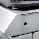 Image Elektrisch fornuis met 4 inductie kookplaten op open kast 2