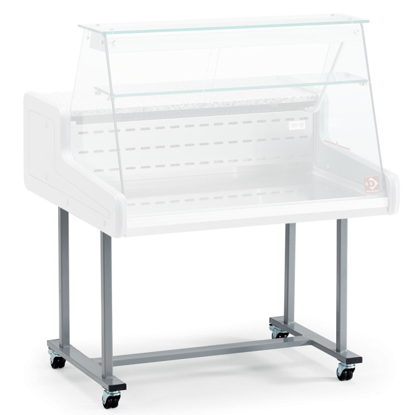 Image Onderstel op wielen voor vitrinetoonbank 0