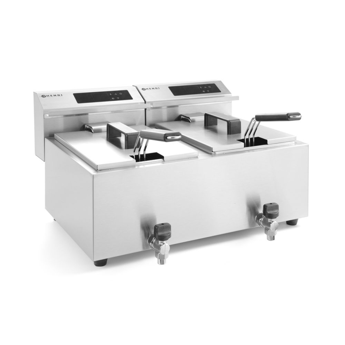 Image Friteuse Profi Line met aftapkraan digitaal - 2 x 8 l 1