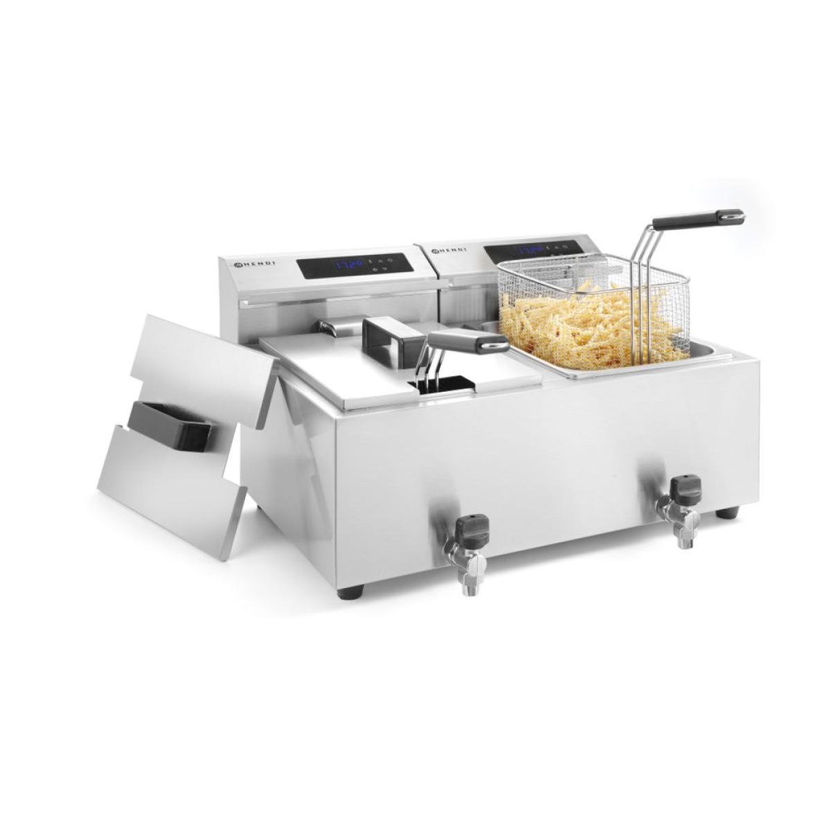 Image Friteuse Profi Line met aftapkraan digitaal - 2 x 8 l 2