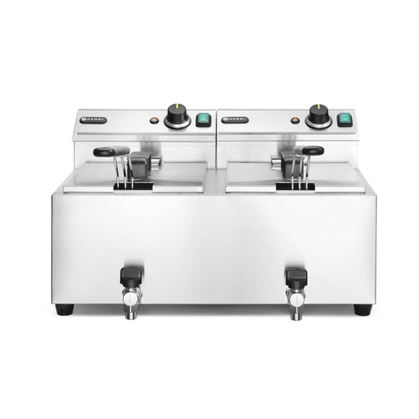 Image Friteuse Profi Line met aftapkraan - 2 x 8 l 0