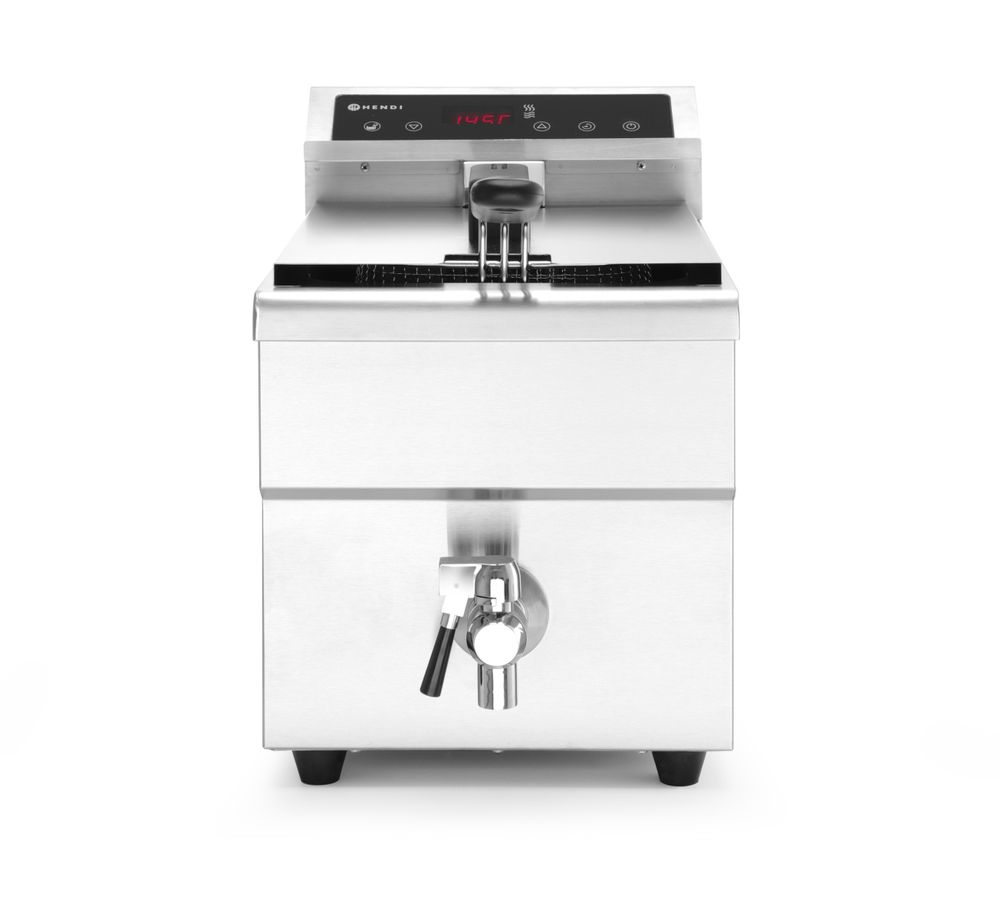 Image Inductie friteuse met aftapkraan - 8 l 0